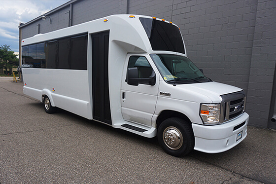 inside our Suffolk limo buses