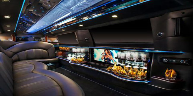 Limousine rental interiors
