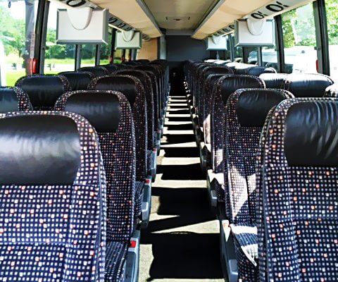 Full sized charter bus